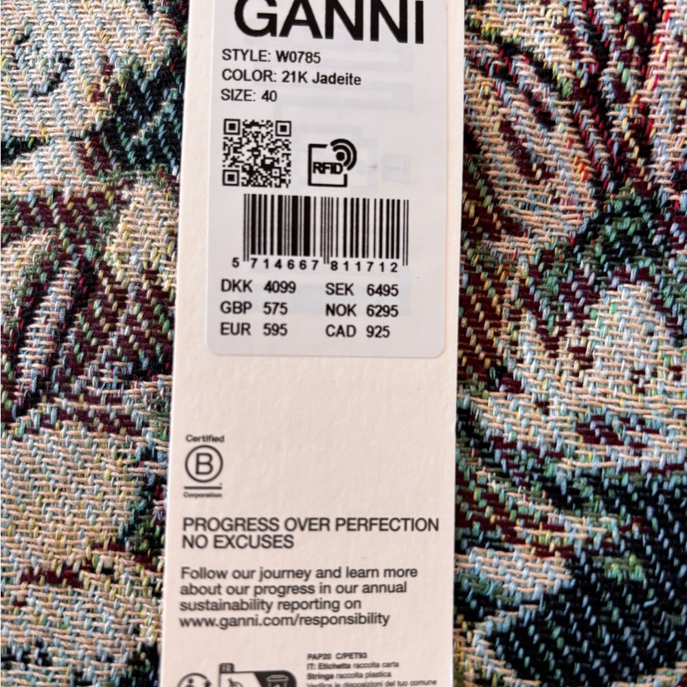 Ganni Tapestry mini dress (NWT) - Picture 6 of 16
